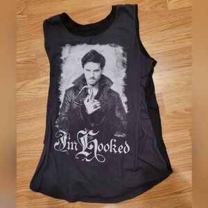 Once Upon A Time Hot Topic Juniors Black Graphic Tank Top